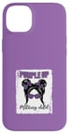 Coque pour iPhone 14 Plus Purple Up Militaire Enfant Léopard Violet Militaire Enfants