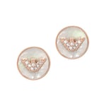 Emporio Armani Women's Rose Gold Stud Earrings, EGS2311221