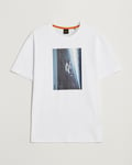 BOSS ORANGE Printed Crew Neck T-Shirt White