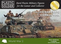 15mm WWII (American/British): Easy Assembly Sherman M4A3 (Late) Tank (5)