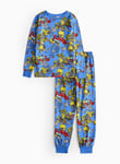 Transformers Blue Printed Long Sleeve Pyjamas 4-5 years Years male