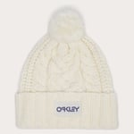 Oakley Harper Pom Beanie - Bonnet femme Arctic White / Blackout Taille unique