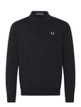 Fred Perry Classic Knitted Shirt Ls Svart