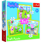 TREFL PEPPA PIG pussel 3 in 1 set