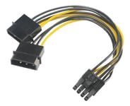 Akasa 4pin Molex to 6+2pin PCIe adapter