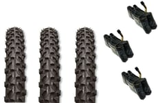 3 x Tyres Fits Prams Phil and Teds Classic 12 1/2 x 2 1/4 & ' 3 x FREE TUBES '