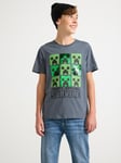 Lindex Minecraft t-shirt med vändbart paljettmotiv