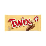 Twix Chocolate Biscuit Bars with Caramel, for Gift Bag,4 Bars of 40g