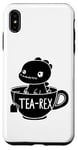 Coque pour iPhone XS Max Dinosaure drôle Tea-Rex T-Rex Dinosaure