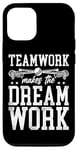 iPhone 12/12 Pro Lacrosse Lax Teamwork Makes The Dream Work Case