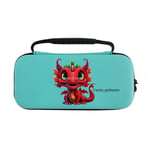 Etui pochette bleu Taperso pour Nintendo Switch Lite avec motif dragon couleur rouge personnalisable