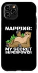 iPhone 11 Pro Napping Superpower Power Nap Lazy Pajama Day Sleep Sloth Case