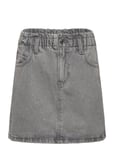 Paperbag Denim Skirt Grey Mango