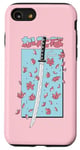 Coque pour iPhone SE (2020) / 7 / 8 Katana Samurai Rose Fleur de Cerisier Sakura Japon Pastel Anime