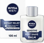 NIVEA MEN Sensitive Post Shave Balm 0% Alcohol Chamomile and Vitamin E  100ml-UK