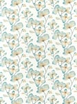 Harlequin Kienze Made to Measure Curtains or Roman Blind, Teal/Rust