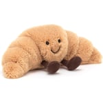 Jellycat Amuseables Croissant Plyschdjur, Liten 8,5 tum | Bakverksplysch | Rolig present