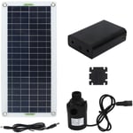 SJLERST Kit de pompe à eau solaire 30W silicium polycristallin 800L par heure de puissance pour Camping-car en serre