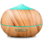 Diffuseur D'Huiles Essentielles Humidificateur D'AromathéRapie Diffuseurs de Brume de Parfum éLectrique Purificateur D'ArôMe D'Air à Ultrasons (Prise