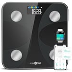 Runstar Scales For Body Weight, Digital Bathroom Scales High Accuracy Weighing Scales with Color Display for BMI Body Fat 13 Body Composition Analyzer Sync with Fitness App