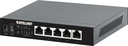 INTELLINET INT 5-Port 2.5G Ethernet PoE+ Switch