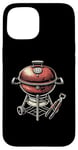 Coque pour iPhone 15 Griller Grill Cook BBQ Griller Barbecue