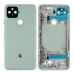 Google Pixel 5 Housing + Camera Glass Cover Lens Green