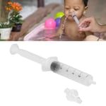 (Transparent)Nasal Irrigator 4PCS 10ml Baby Nasal Aspirator Silicone Nose