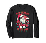 The Season To Be Tipsy Santa Claus Beer Drinking Long Sleeve T-Shirt