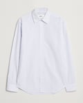 NN07 Colby Poplin Striped Shirt White/Blue