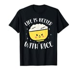 Cool Rice Design For Men Women White Food Cooker Rice Lover T-Shirt