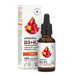 Aura Herbals Vitamine D3 + K2mk7 FORTE gouttes, 30 ml