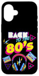 Coque pour iPhone 16 Men's Women's Kids Retro I'm From 80's Graphic Design Outfit