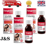 3 x Vitabiotics Feroglobin B12 Liquid Iron- 500ml