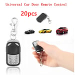 20 st kopieringsfjärrkontroll 433MHZ frekvens Moto Car Auto Electric Cloning Gate Garage Door Face to Face Copy Key Fob