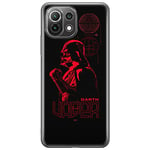 ERT GROUP mobile phone case for Xiaomi 11 Lite 4G/5G original and officially Licensed Star Wars pattern Darth Vader 016, case made of TPU