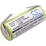 Batteri til 3745 for Oral-B, 1.2V, 2000mAh