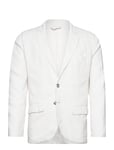 Cotton Linen Blazer White Lindbergh