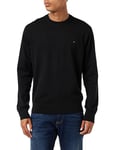 Tommy Hilfiger Pull Homme 1985 Sans Capuche, Noir (Black), XXL