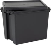 Storage Box 24L Heavy Duty Strong Space Saving Lid Moving Tub Plastic Large