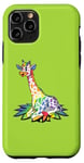 Coque pour iPhone 11 Pro Rainbow Girafe Gay Pride