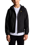 Lyle & Scott Kids' Zipped Hooded Jacket, Jet Black