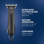 WAHL AVALON BATTERY OPERATED HORSE CLIPPER Set 2.3mm Cutting Length WM6290-800