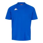 Kappa TELESE Maillot Rugby Homme, Blue, FR : M (Taille Fabricant : M)