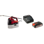 Einhell Pulvérisateur à pression sans fil GE-WS 18/35 Li-Solo Power X-Change (li-ion, pompe automatique pour produits phytosanitaires/engrais, réservoir transparent) avec Chargeur et Batterie 2,5Ah