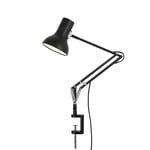 Anglepoise - Type 75 Mini Lamp With Desk Clamp Jet Black - Jet Black - Svart - Skrivbordslampor