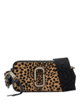 Marc Jacobs Cheetah Leather Snapshot Crossbody Bag, Black Multi