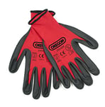 OREGON - Gants de Travail en Nylon Extensible avec Revêtement Nitrile, Gants de Jardinage & Bricolage, Protègent du Vent & du Froid, Gants Anti-Coupure EPI - Taille XL