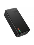 Joyroom Power Bank Dazzling 22.5W 30000mAh JR-QP196 (black) PowerBank - Svart - 30000 mAh