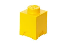 LEGO Storage Brick 1 - förvaringsbox - klargul